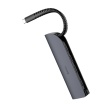 Адаптер-Хаб Hoco HB12 (Type-C -4USB) серый металлик