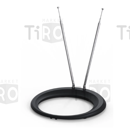 Антенна комнатная DVB-T2 и ДМВ пассивная Сигнал SPI 120 кабель 3м