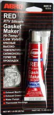 Герметик прокладка ABRO 85г. красный /12/ Герметик прокладка ABRO 85г. красный /12/