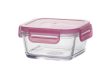 Контейнер с розовой пластиковой крышкой 400мл