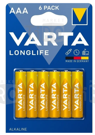 Батарейка Varta LongLife AAA, 6шт Батарейка Varta LongLife AAA, 6шт