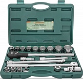 Набор головок торцевых 3/4"DR, 19-50 мм, 21 предмет, Jonnesway S04H6321S