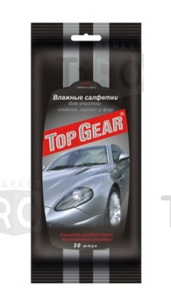 Салфетки влажные Top Gear №30 для стекол 48038 /64/