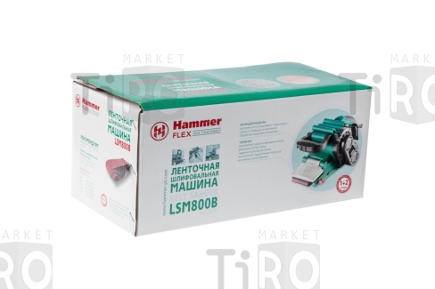 Машинка шлифовальная ленточная Hammer Flex LSM800В