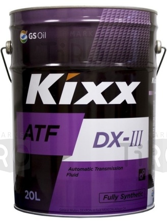 Масло трансмиссионное  Kixx ATF DX III синт. 20л.