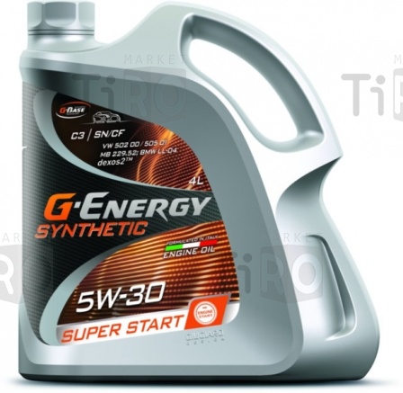 Масло синтетическое G-Energy Synthetic Super Start 5w30 SN/CF, 4л