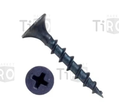 Саморез 002М-35-16 г/к, ДСП 3,5*16 (6500шт.) черный