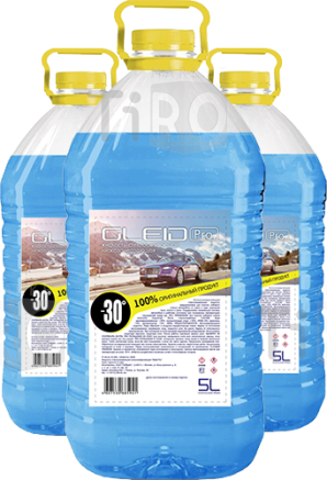 Жидкость незамерзающая Gleid Pro 5л до -30 синяя