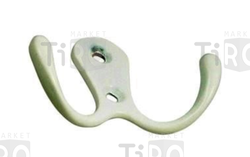 Крючок Trodos 04.12.03 "Двойной" большой, белый