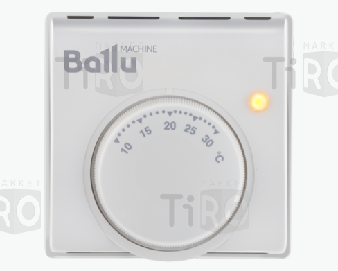 Терморегулятор Ballu BMT-1, (от +5°С до +30°С), IP40, нагрузка до 2,0кВт