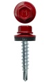Саморез кровельный 4,8*29 RAL 3003 красный (250шт.) Саморез кровельный 4,8*29 RAL 3003 красный (250шт.)
