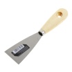 Шпатель малярный Tundra basic, 50 мм, металлический, ручка дерево