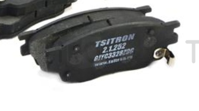 Колодки тормозные Mazda-6 1,8 "Цитрон" (2.1.252) (к-т 4 шт)