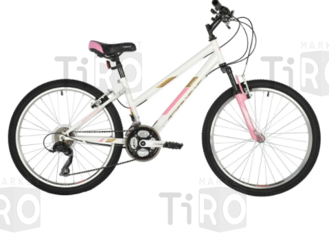 Велосипед Foxx 24" Salsa 146619 белый, сталь, размер 12"