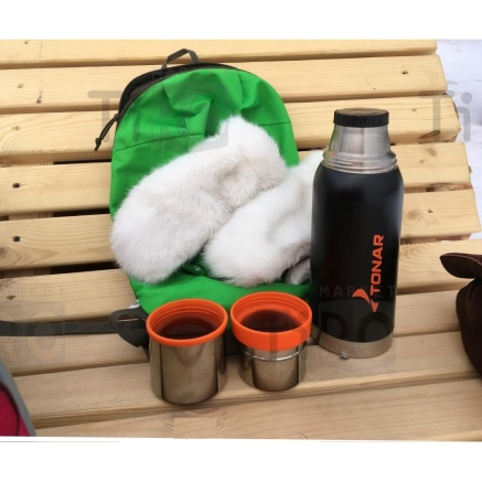 Термос 1200мл Helios ТМ-040, черный