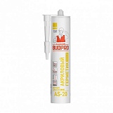 Герметик акриловый белый Budpro 240ml AS-20