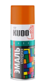 Эмаль Kudo KU-1019 аэрозольная универсальная алкидная оранжевая (0,52л)