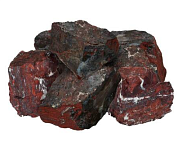 Камень Банные штучки "Яшма" сургучная, колотый, фракция 70-140мм, в коробке 10 кг