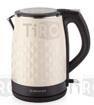 Чайник Brayer BR1043WH, 1,5 л, 2200Вт