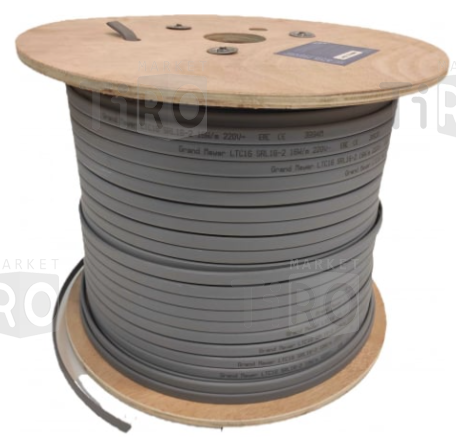 Кабель нагревательный саморегулируемый Grand Meyer LТC16 SRL16-2, 16Вт. 5,5м