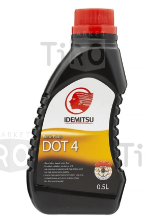 Тормозная жидкость Idemitsu Brake Fluid Dot 4, 0,5л Тормозная жидкость Idemitsu Brake Fluid Dot 4, 0,5л