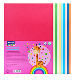 Набор цветной крепированной бумаги 10 цветов, 10л, 205х290 мм, ОПП-упаковка