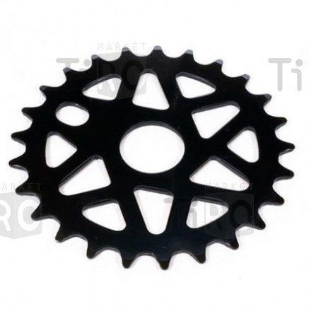 Звезда передняя Trix BMX, 25 зубов, 1/2 х 1/8", черная (100) Звезда передняя Trix BMX, 25 зубов, 1/2 х 1/8", черная (100)