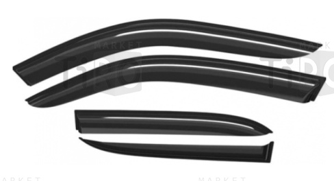 Дефлекторы на боковые стекла DEF00476
