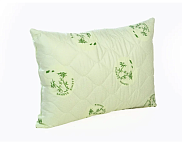 Подушка Бамбук П-017 (604) сатин, лебяжий пух+бамбук волокно на молнии 68*68 п/э, 850гр