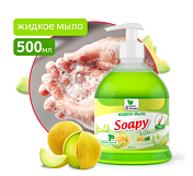 Мыло жидкое Clean&Green Soapy Light Зеленая дыня CG8242, 0,5л. с дозатором