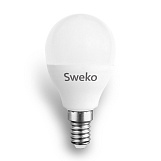 Лампа светодиодная Sweko 42LED-G45-5W-230-4000K-Е14, "шар"