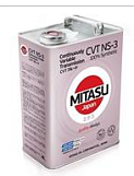 Mасло для АКПП синтетическое Mitasu CVT NS-3 Fluid, 4л