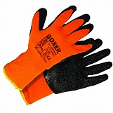 Перчатки трикотажные утепленные с латексным покрытием Boxer BXR1620W