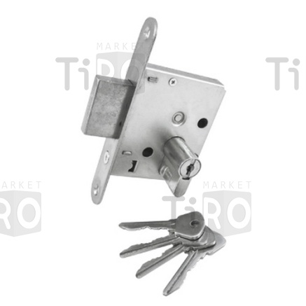 Замок врезной Птимаш ЗВ1-2У, 4 ключа