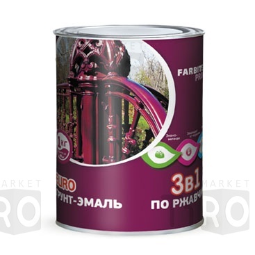 Грунт-эмаль Olecolor по ржавчине серый 0,9кг Грунт-эмаль Olecolor по ржавчине серый 0,9кг