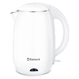 Чайник 1,8л, Sakura SA-2157W белый