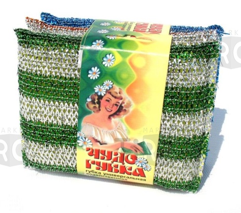 Губка  "Роза" 3шт. /120/