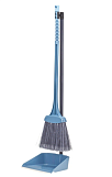 Набор для уборки Idea "Ленивка" М5178 с веником серо-голубой