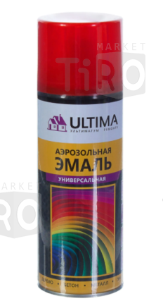 Краска-спрей Ultima, Винно-Красный, ULT039, 520мл/RAL3005