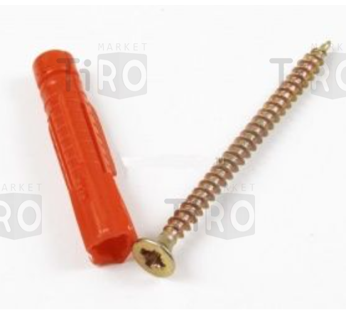 Дюбель 125А-06-40 6*35+саморез цинк 3,5*40 (15шт.)