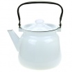 Чайник эмалированный 3,5л, сф. серо-голубой, с пластиковой кнопкой, Новокузнецк С42716.СГ