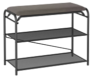 Подставка для обуви, Гранада 23-НБК, ПДОГ23СНБК Ч черный с сиденьем