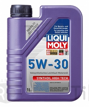 Синтетическое моторное масло Liqui Moly Synthoil High Tech 5W-30, CF/SM C3, 9075/20957 (1л)