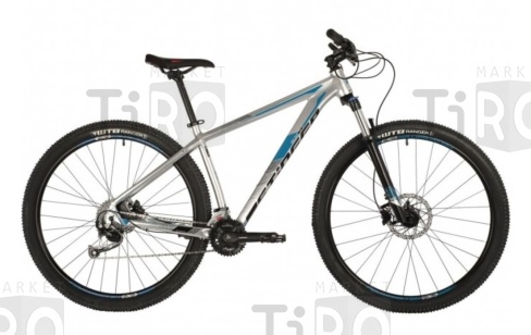 Велосипед Stinger Reload 29" STD 168510 серебристый, алюминий, размер 18"