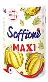 Полотенце "Soffione" Maxi бумажное двухслойное белое, 1 рулон