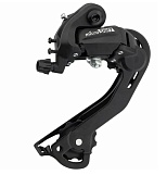 Переключатель задний MicroShift 02680, RD-M21L, SGS, 2/3x6/7 скоростей, крепление на болт, черный