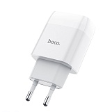 Сетевое зарядное устройство Hoco C72A, 1USB, 2.1A, цвет белый