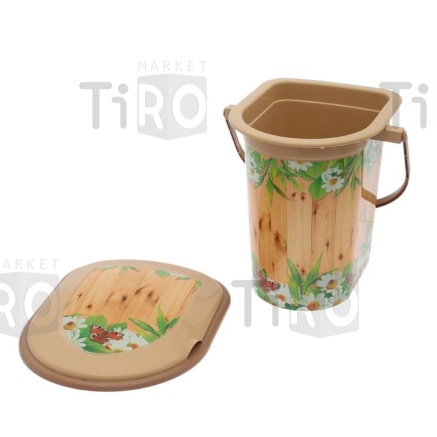 Ведро-туалет Уфа 17л "Летний день" М2328