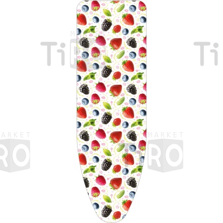 Чехол для гладильной доски бязь на поролоне 1290*400 ЧП1