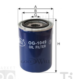 Фильтр масляный Goodwill OG 1049\151831111 Фильтр масляный Goodwill OG 1049\151831111